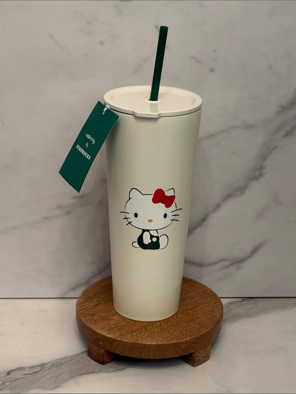Starbucks X Hello Kitty White Tumbler with Straw LIMITED EDITION